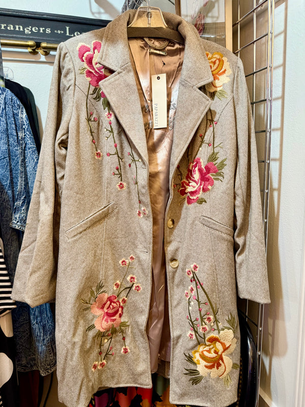 3528 Herringbone Biz Coat