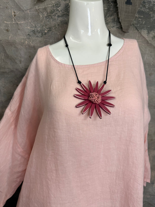 MP-HLT651 Baby Doll Top-Quartz Pink