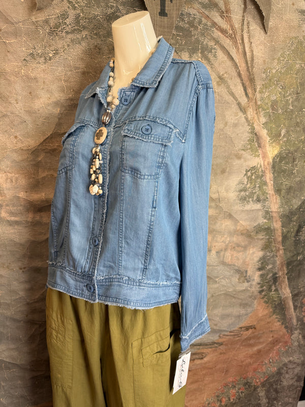 LIN7403 LULA B TRAVEL JKT-Denim