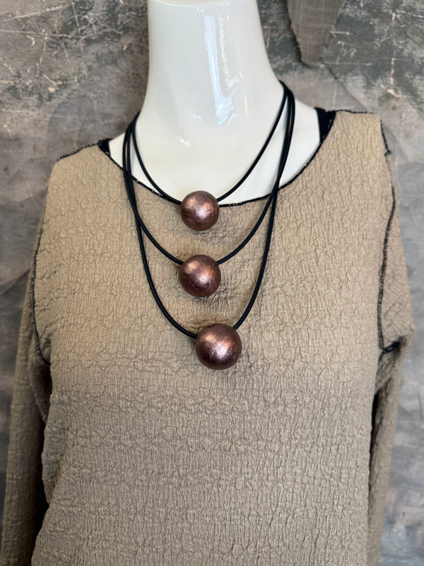 D523 Waffle Knit Sharkbite Dress-Mocha