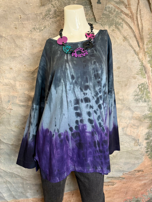 DD1803C Bestee L/Slv Top-Violet