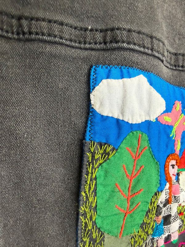 4842 Upcycled Wearable Art Jkt- The Village