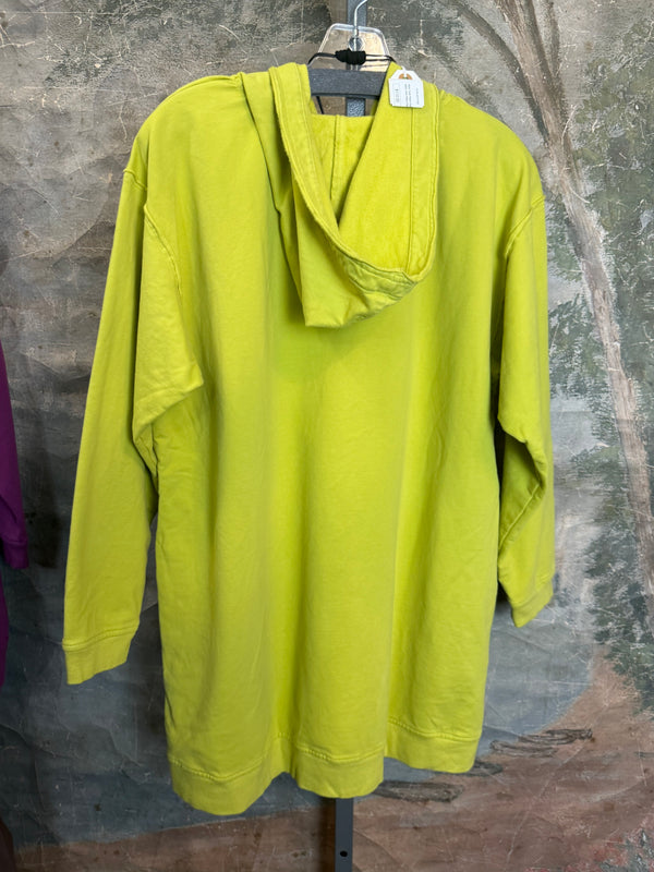 A2994202 Long/Slv Flower Tee-Wasbi Green