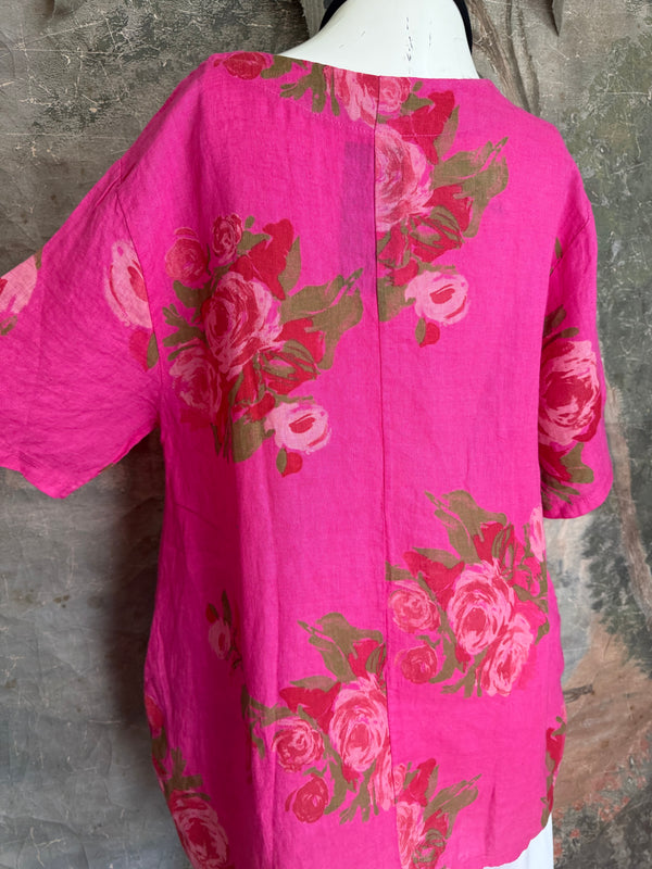 90645-62 Rose Pocket Tunic-St.Berry