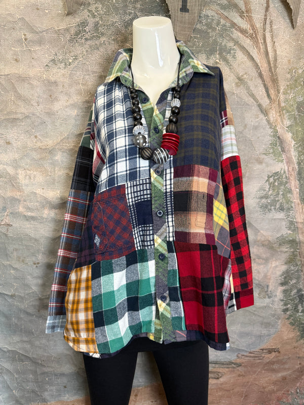 5620 Flannel PW BF Shirt- PW A