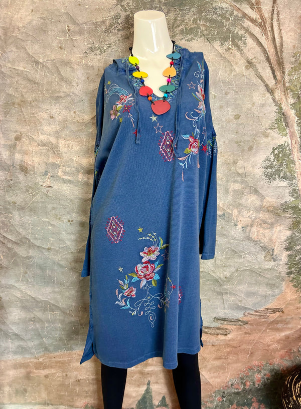 CTVK301 TAI Hoodie Dress-BLue!