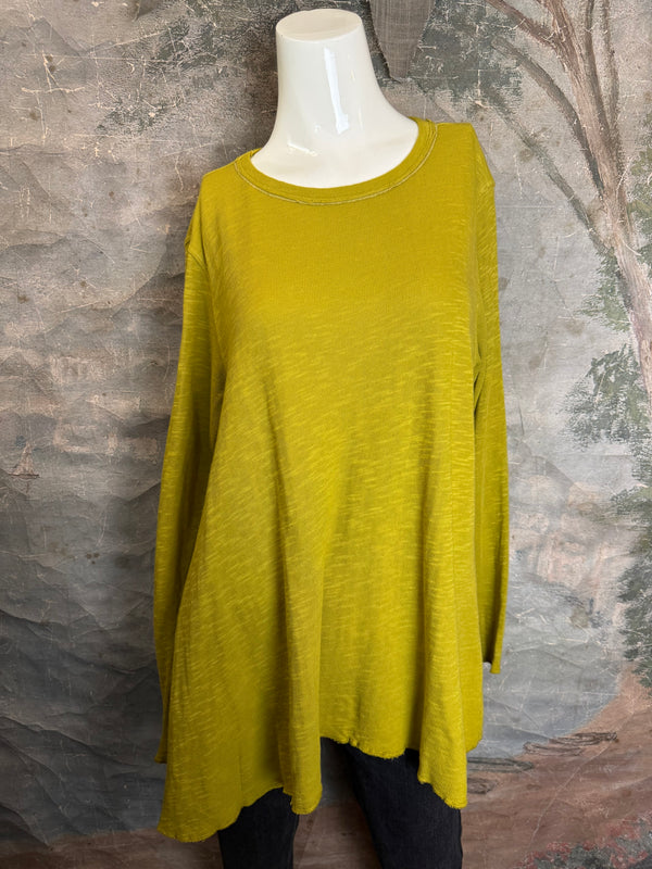 1050-88 Cotton Knit Angel Tee-KIWI