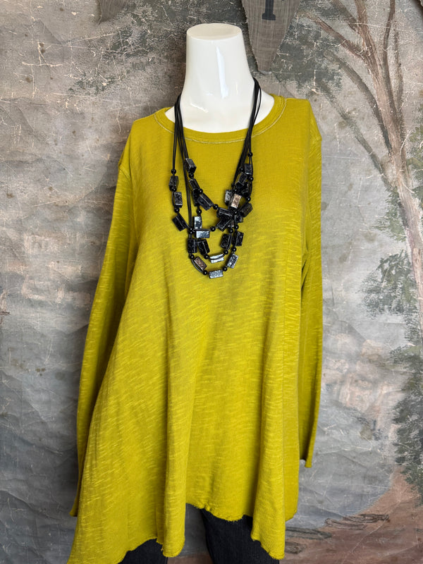 1050-88 Cotton Knit Angel Tee-KIWI