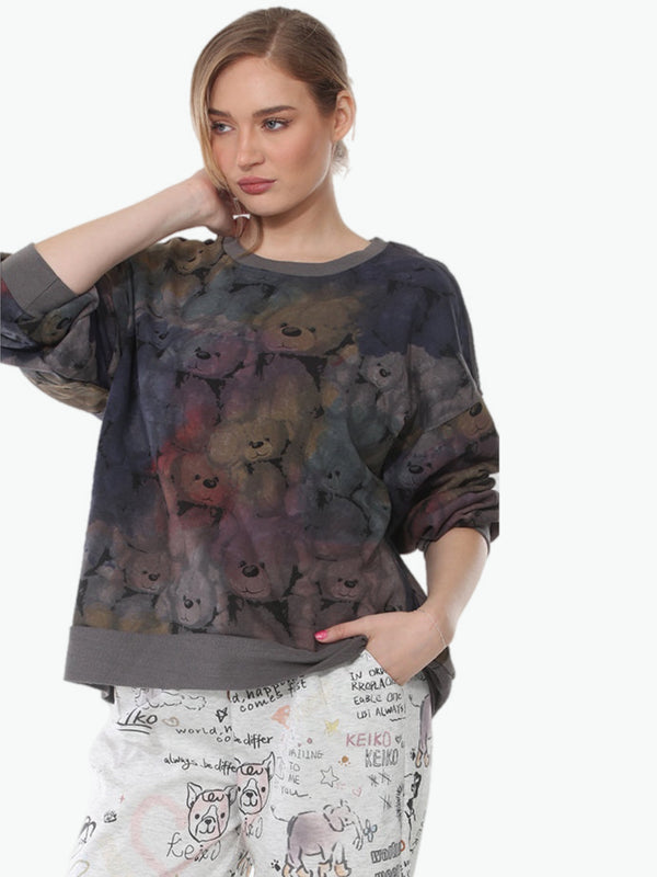 TF-5739 Teddy Chic Sweatshirt