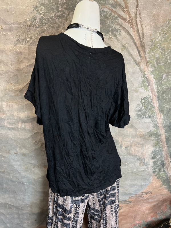 25063 Crinkle Dolman Slv Top