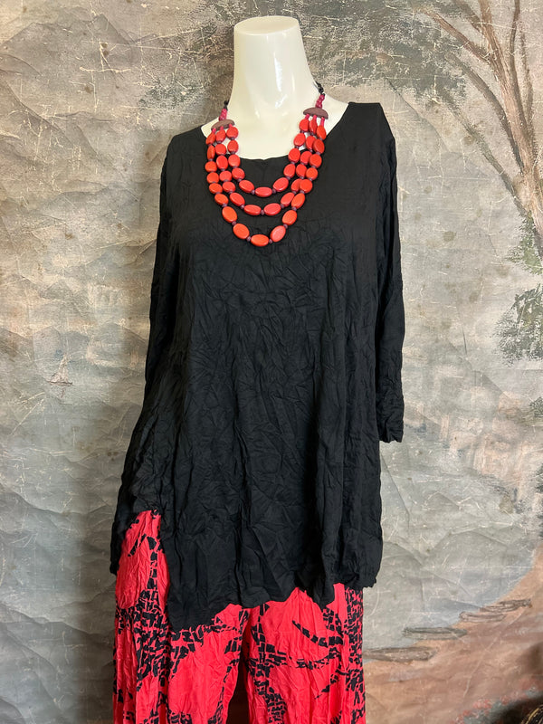 CV-4145 Juliette Top-Black