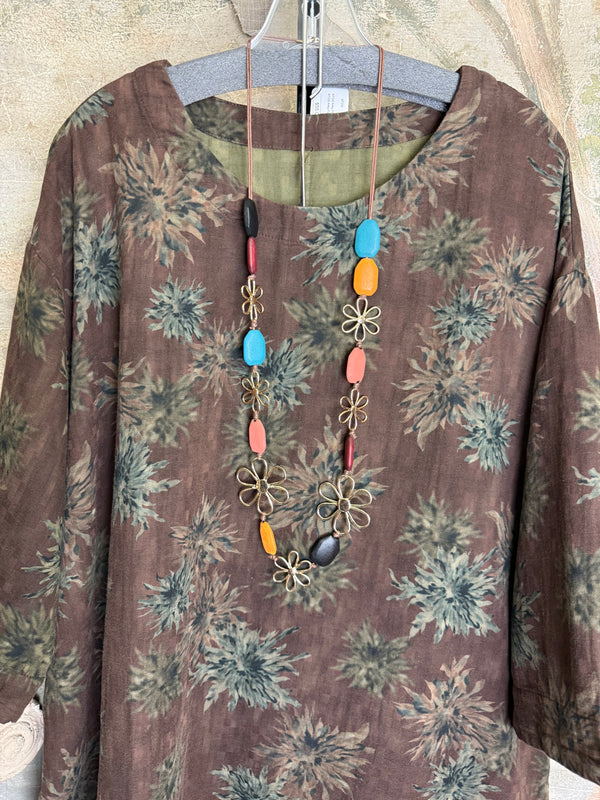 PW2501 Enchanted Floral Tunic