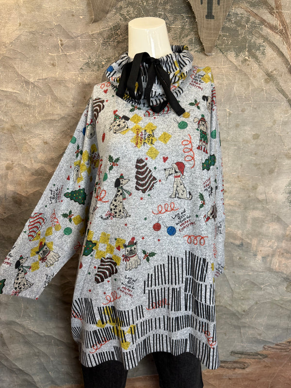 T809BG Cowlneck Pullover