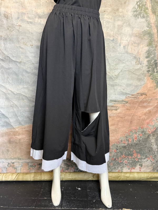 69582 Wide Leg Pants w/Trim