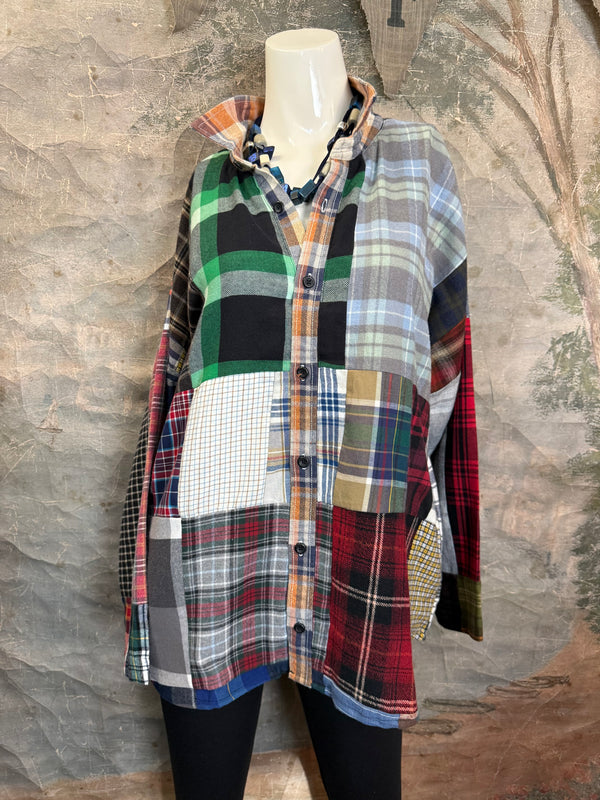 5620 Flannel PW BF Shirt- PW D