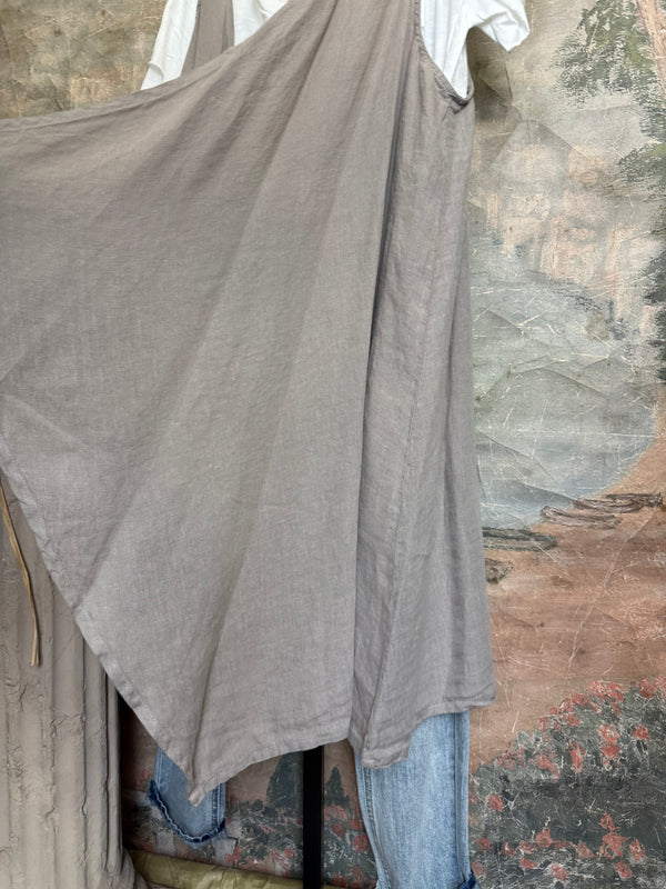 MP-HLT679 Long Open Vest-Grey