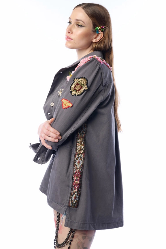 Ed26B Embellished Workup Coat