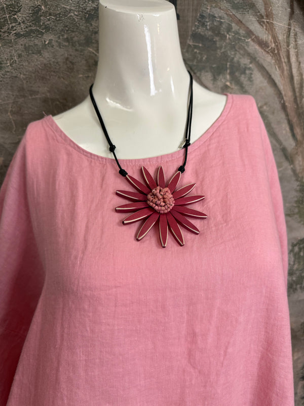 MP-HLT651 Baby Doll Top-Pink