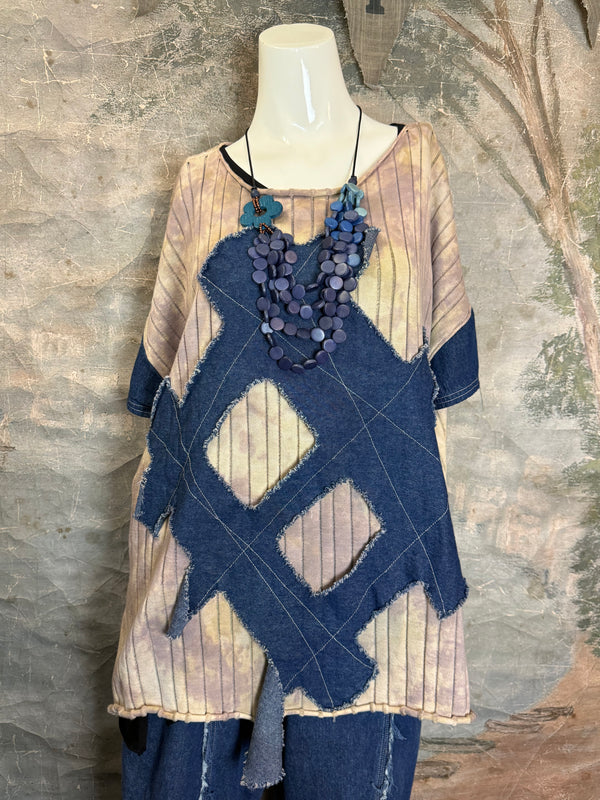 SWD003 West Denim Mix Sweater