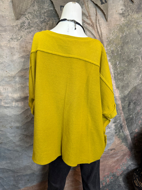 8300-3061 Pullover Vest Topper-Chartreuse