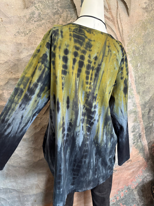 DD1813 Milla  L/Slv Top-Mustard