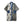 Load image into Gallery viewer, Boho patchwork denim cardigan with floral and aztec prints, large patch pockets, open front, styled with green necklace - 15
