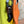 Load image into Gallery viewer, Soruka orange multicolor leather crossbody bag with gray strap on lime green linen dress mannequin - 9
