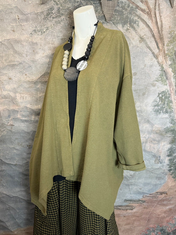 833-3184 Flare Cardi Coat