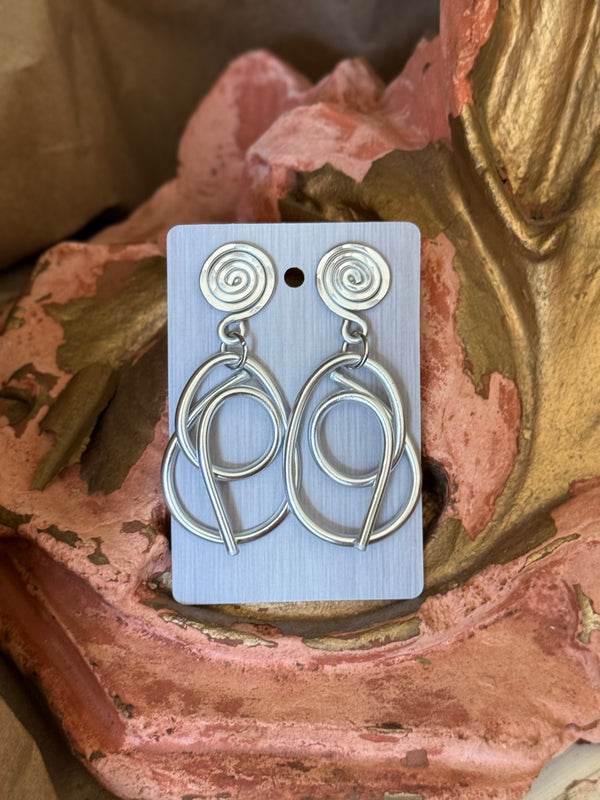 298 Clip ON Drama Dangle Earrings