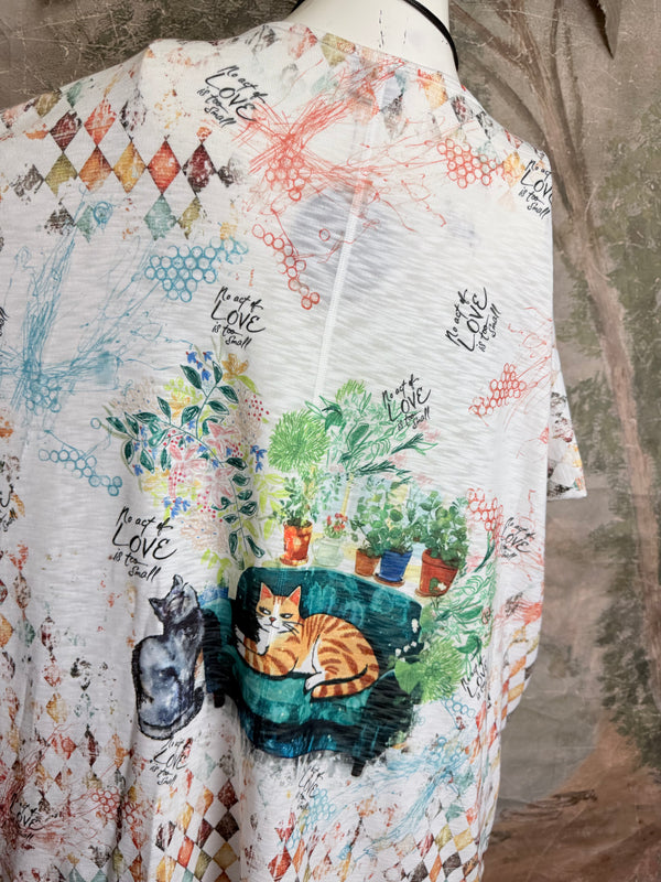 T1640K Vneck Dolman Top-Clayton & Company