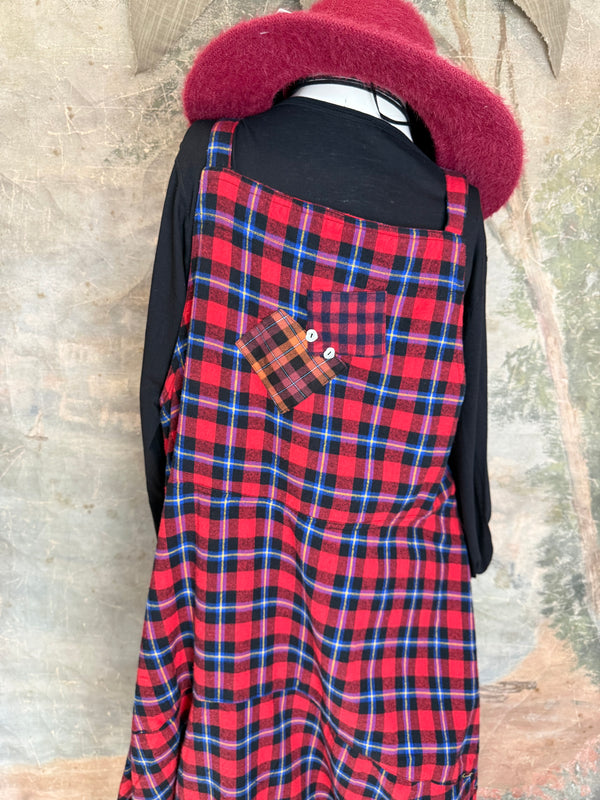 5431 Betty Flannel Jumper Dress-A