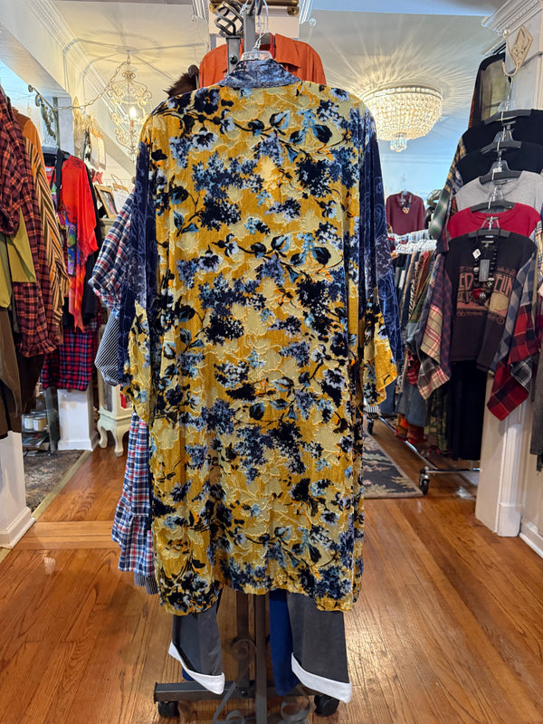 3582 Velvet Burnout Kimono