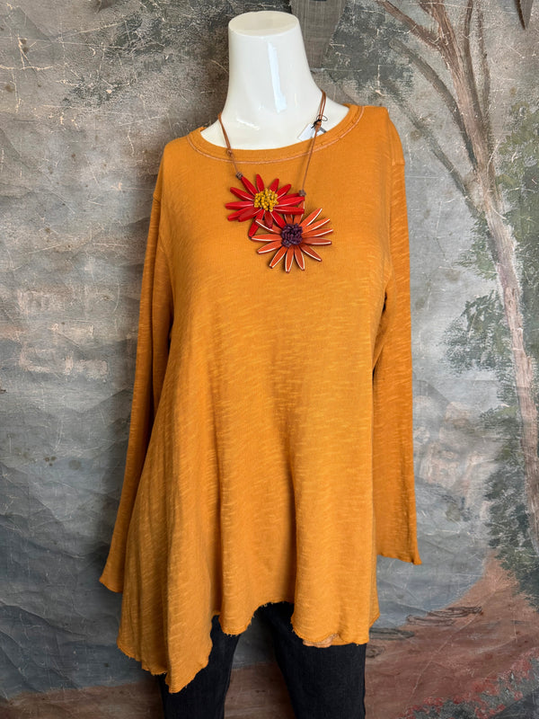 1050-88 Cotton Knit Angel Tee-Aspen