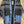 Load image into Gallery viewer, Black bandana paisley quilted cardigan jacket with denim trim pockets and snap buttons, long boho kimono style - 10
