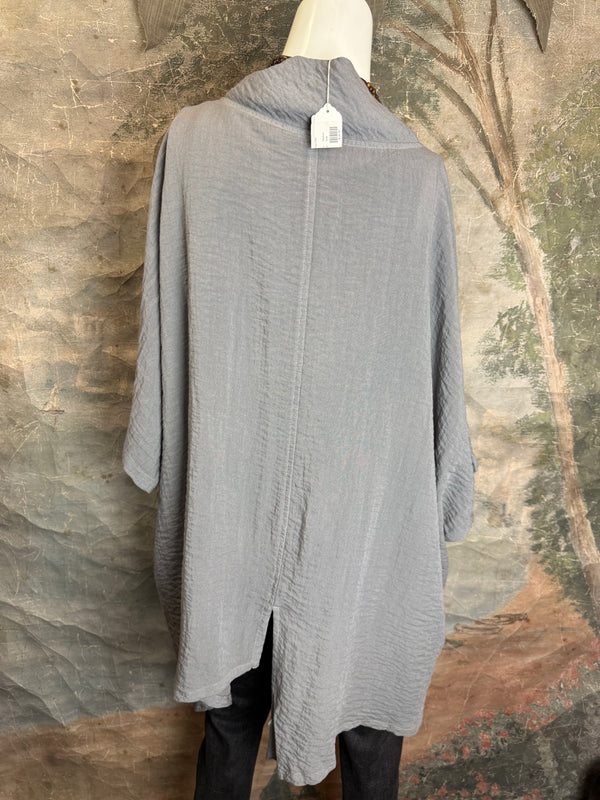 2066-11 Asymmetrical Cowlneck-Zinc