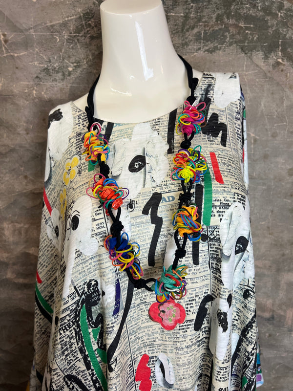 T1369K White Knit Whimsy Top-Daily Bloom