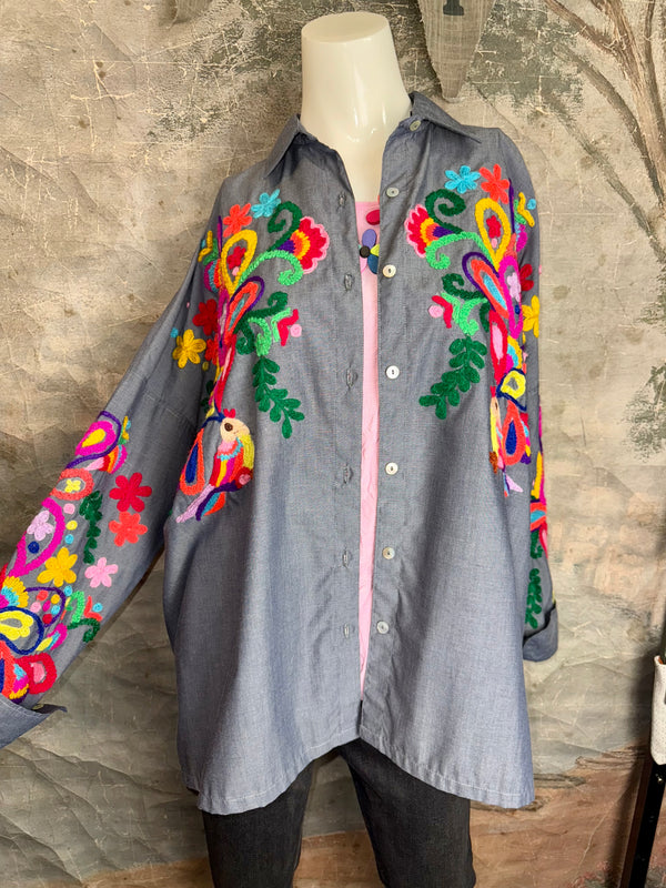 TD25008 Fiesta Denim BF Shirt