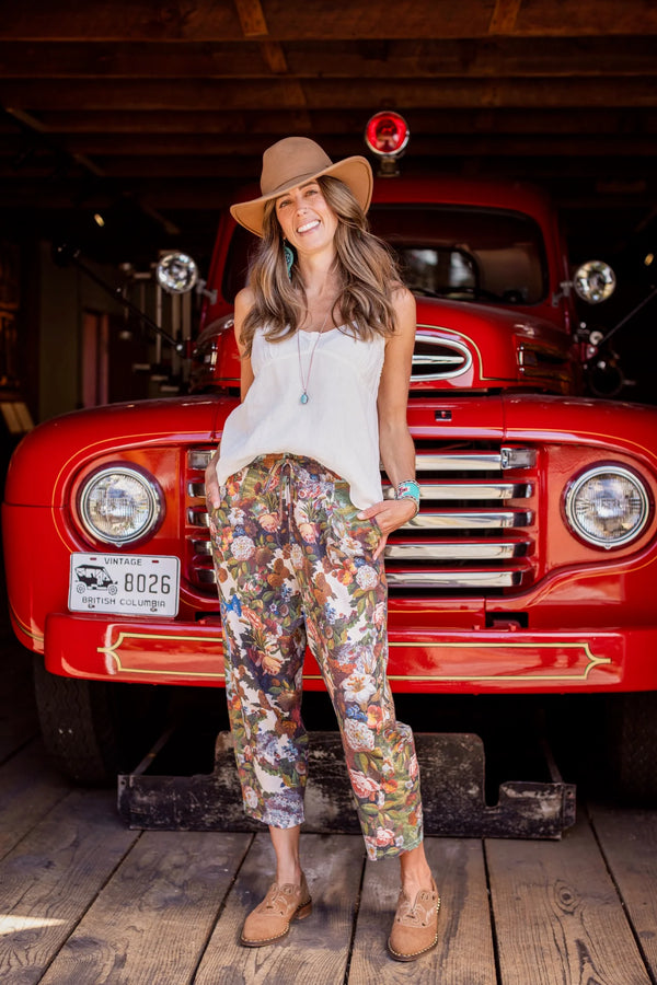 MOTS Linen Crop Artist Pant-Love Language