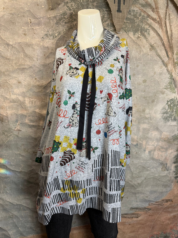 T809BG Cowlneck Pullover