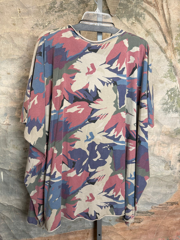 715CL-A Oversized Tunic Tee-CLAY