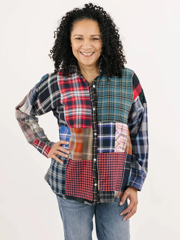 5620 Flannel PW BF Shirt- PW D