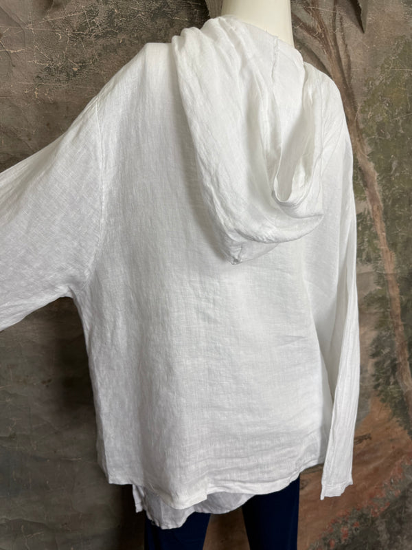 92112-62 Hoodie Jacket-White