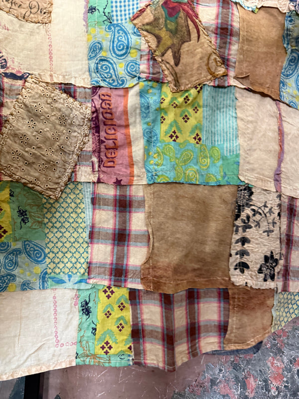 PL-504D Patchwork Tank Dress