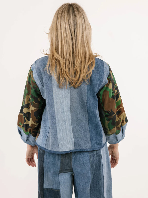 5646 Nevada Camo Mix Cardigan