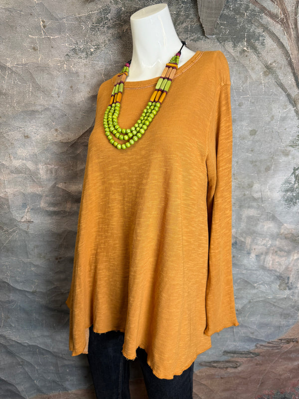 1050-88 Cotton Knit Angel Tee-Aspen