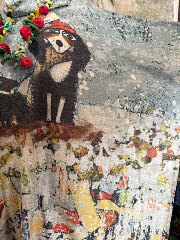 T1097 Cowlneck Dolman Slv Top-Jolly Buddy