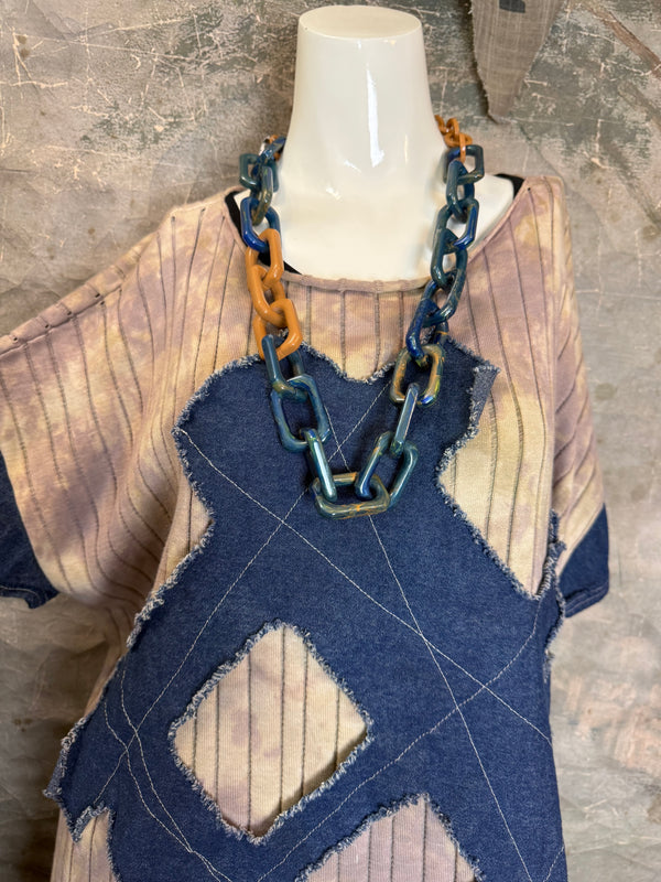 SWD003 West Denim Mix Sweater