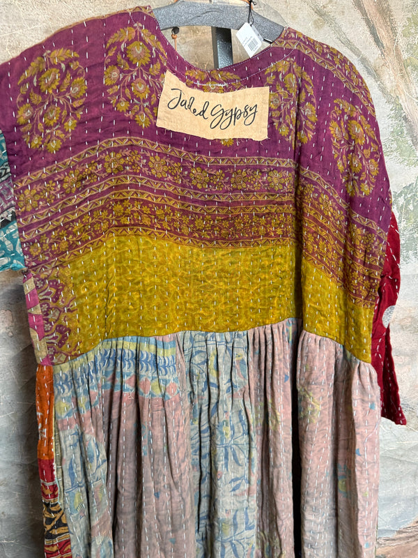 JG-156 Kantha Sunrise Dress-3 MIX