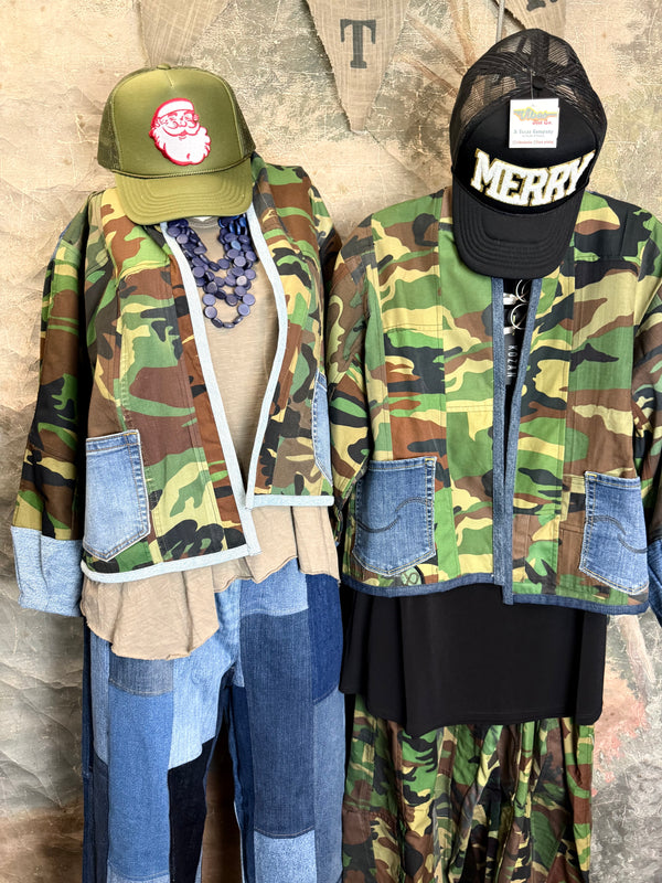 5646 Nevada Camo Mix Cardigan