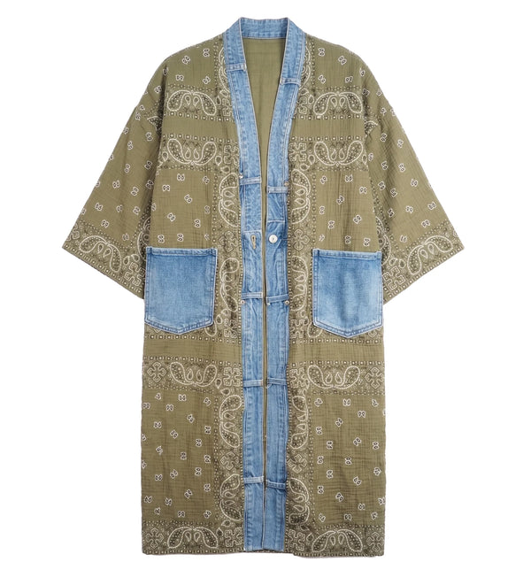 5783 Bandana Long Cardigan